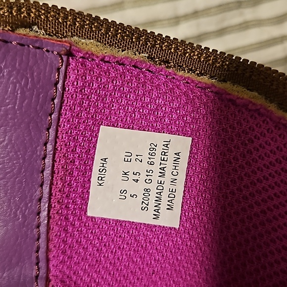 STRIDE RITE Surprise Krisha boots sz. 5 faux leather floral baby booties - Picture 3 of 11